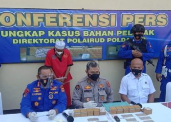 1.200 Bahan Peledak Diamankan Ditpolair Baharkam Polri Dan Polda NTB