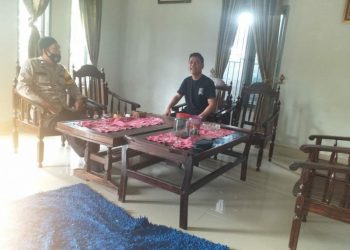 Aiptu Syahiruddin Ajak Warga Malatunrung Kompak Jaga Kamtibmas dan Prokes