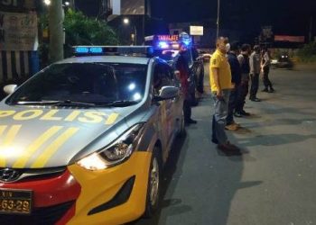 Antisipasi Gangguan Kantibmas, Kapolsek Pimpin Patroli Cipkon Malam Minggu