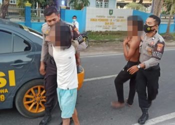 Berkelahi Dipinggir Jalan, 2 Pemuda di NTB Diamankan Polisi