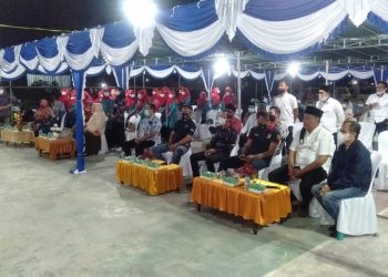 Bhabinkamtibmas Kawal Deklarasi Tuntas Pilar 4 dan 5 di Desa Tamekan