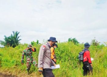 Bhabinkamtibmas Punggur Besar Dan Manggala Agni Ajak Warga Berperan Aktif Mencegah Karhutla