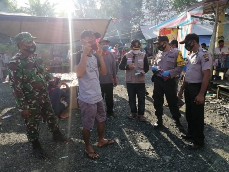 Gelar Operasi Yustisi, Polsek Mantewe Himbau Warga Patuhi Prokes