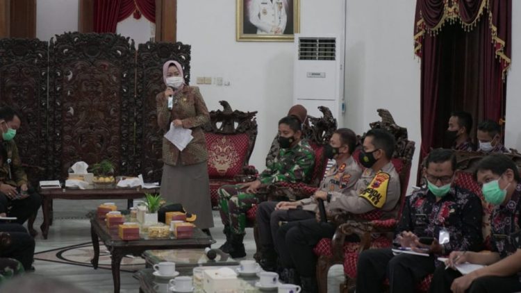 Gelar Rakor Lintas Sektoral Penanganan Covid-19, Ini Yang disampaikan Kapolres Brebes