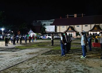 Giat KRYD Ops Yustisi Kecamatan Mandau, “Mari Kita Selamatkan Nyawa Manusia”