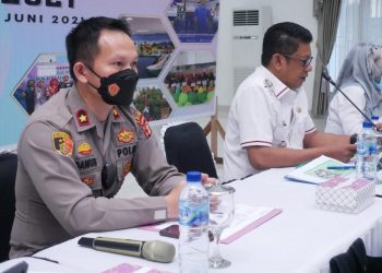 Hadiri VLH dan Evaluasi Kota Layak Anak Tahun 2021, Polres Bontang Utamakan Restorative Justice dan Diversi