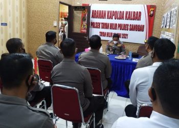 Ini Arahan Kapolda Kalbar kepada Personil Polsek Tayan Hilir