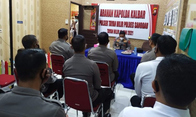 Ini Arahan Kapolda Kalbar kepada Personil Polsek Tayan Hilir