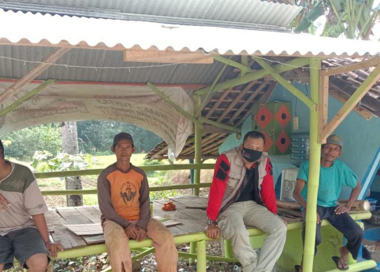 Jelang Penilaian Lomba Siskamling, Kanit Bimas Sambangi Desa Binaan