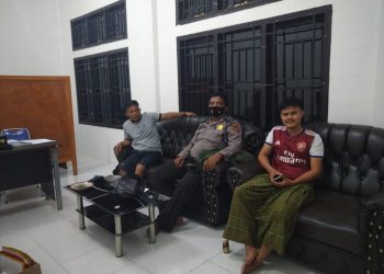 Jelang Pilkades Serentak, Bhabinkamtibmas Himbau Calon Kepala Desa Tetap Menjaga Kamtibmas