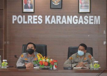 Kabagada Rolog Polda Bali Hadiri Rapat Teknis Pembangunan Satpas Polres Karangasem