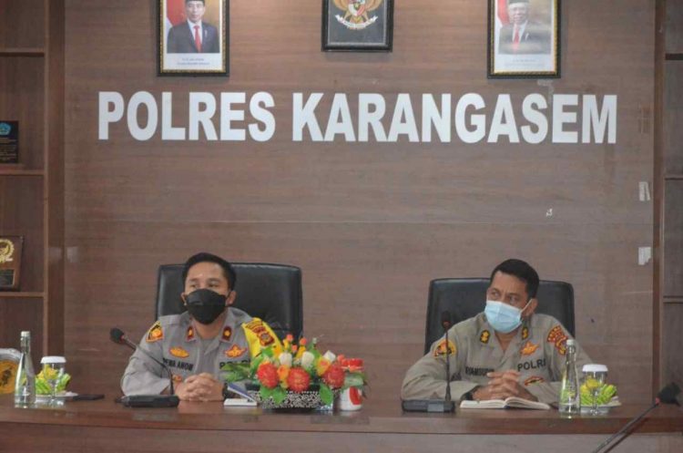 Kabagada Rolog Polda Bali Hadiri Rapat Teknis Pembangunan Satpas Polres Karangasem
