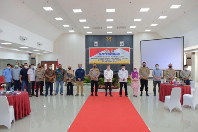 Kapolda Ajak Aktifkan Posko PPKM Mikro Di Area Publik Dan Kawasan Tertentu Se Prov Riau