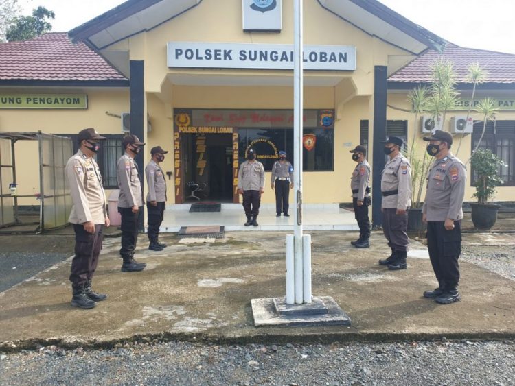 Kewajiban Polsek Sungai Loban, Laksanakan Serah Terima Sebelum Pergantian Jaga