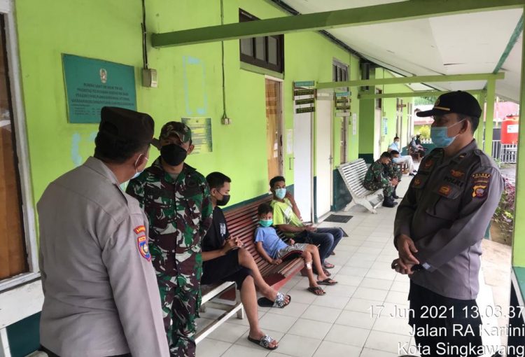 KOORDINASI DAN SILATURAHMI MELAKUKAN PENDEKATAN DAN MEMBERI SEMANGAT KEPADA PETUGAS KESEHATAN  YANG MENJADI GARDA TERDEPAN YANG MENJADI GARDA TERDEPAN DALAM PENANGANAN COVID-19