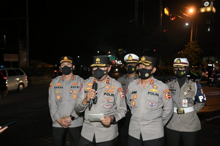 Korlantas Polri Lakukan Pengetatan Kendaraan Pengendalian Covid-19