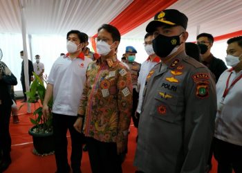 MENKES RI DAN KAPOLDA METRO JAYA KUNJUNGI KANTOR PT MAYORA KALIDERES
