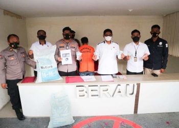 Polisi Berhasil Bongkar Peredaran Pupuk Palsu di Berau