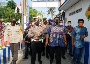 Polres Bontang Sambut Tim Penilai Kampung Tertib Lalu Lintas
