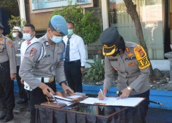 Polres Karangasem Tandatangani Fakta Integritas Bebas Narkoba