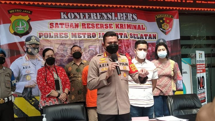Polres Metro Jaksel Tangkap Pelaku Pencabulan Terhadap Anak Kandung