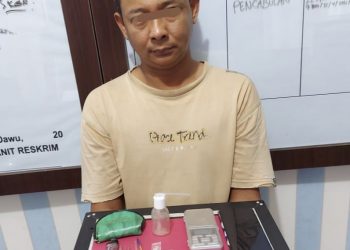 Polsek Rengat Barat Ringkus Pengedar Sabu