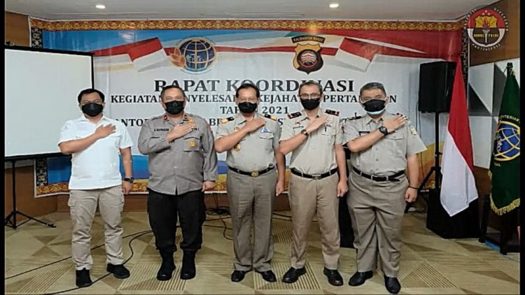 Rakor Penyelesaian Kejahatan Pertanahan Tahun 2021, Ini Pengungkapan Kasus Pertanahan Tercepat Di Indonesia