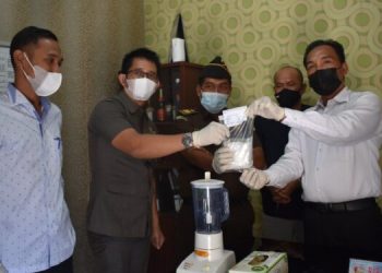 Resnarkoba Polres Kampar Musnahkan 188,56 Gram Shabu Tangkapan