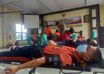 Sambut Hari Bhayangkara, Polres RL Gelar Donor Darah