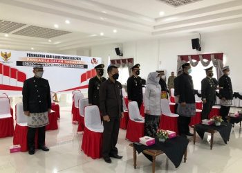 Upacara Hari Lahir Pancasila 2021, Wakapolres Bontang Beri Ucapan Selamat