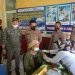 Wakapolres Pangkep Pantau Vaksinasi Massal di Puskesmas Liukang Tupabbiring.