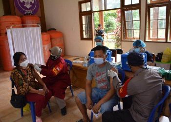 Polres Barsel Kembali Gelarkan Vaksinasi Presisi TNI-Polri