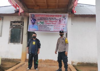 Bhabinkamtibmas Polsek Saluputti Sambangi Kantor Lembang Ra’Bung