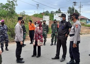 Bontang Berlakukan PPKM Darurat, Forkopimda Kunjungi Pos Penyekatan
