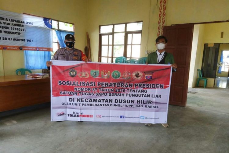 Cegah Praktek Suap, Aipda Ramli Sosialisasikan Perpres Tentang Saber Pungli