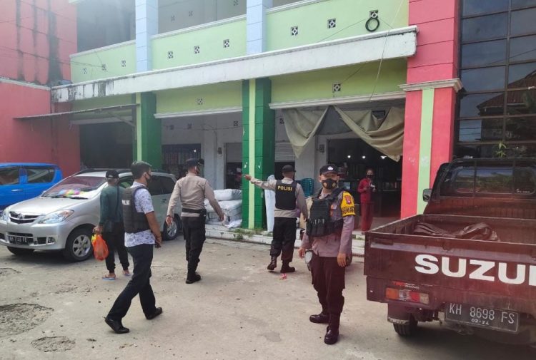 Gencarkan Giat Yustisi Di Kota Kuala Pembuang Polres Seruyan Tak Kenal Lelah Lawan Covid