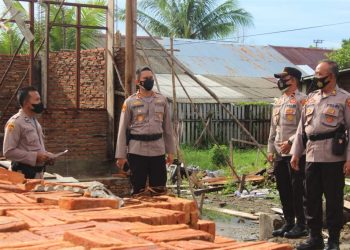 Kapolres Seruyan cek Pembangunan di Polsek Seruyan Hilir