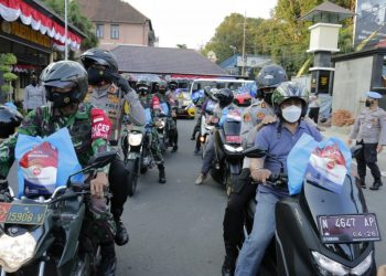 Kapolresta Malang Kota, Berbagi Senyum Gelontorkan 1.500 Bingkisan Sembako Untuk Warga