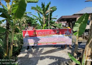 Personel Polsek Jenamas Terus Galakkan Imbauan Stop Penambangan Liar dan Penyalahgunaan Merkuri