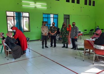 Pesan Kapolsek Bayan dalam Vaksinasi Tahap 2 HUT Bhayangkara ke-75