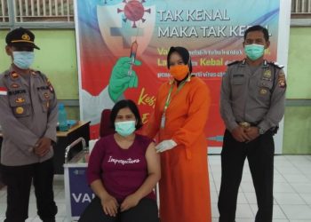 Polsek Kapuas Buka Gerai Vaksin Presisi