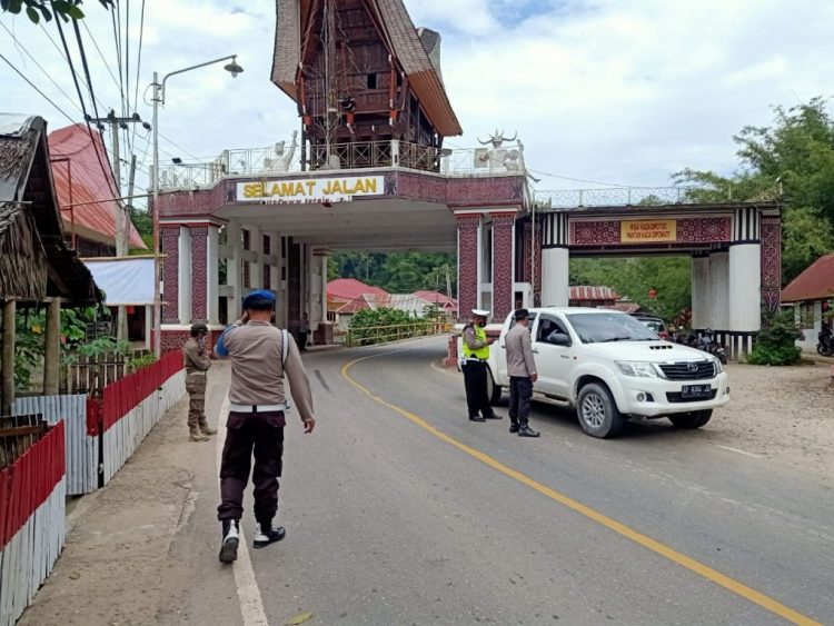 PPKM Darurat, Polres Tana Toraja Pelaksanaan Operasi Kepolisian di Perbatasan