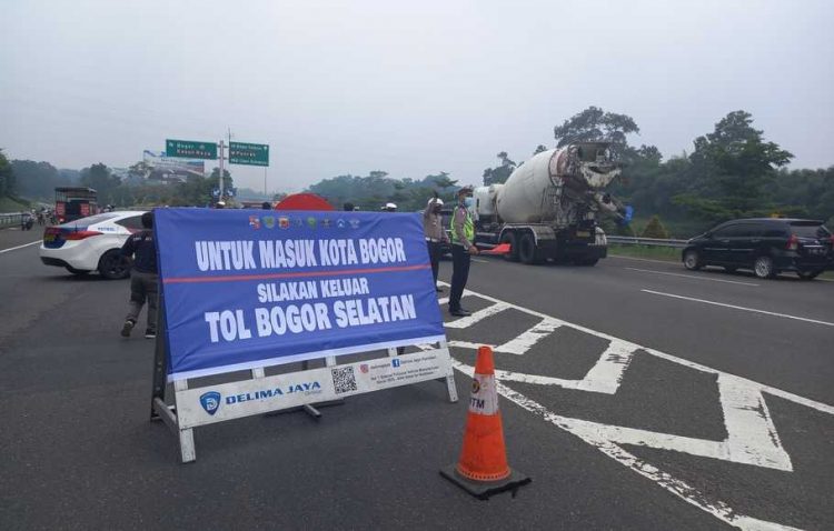 PPKM Darurat, Polri Bangun Pos Penyekatan di 4 Lokasi Jalan Tol Ibu Kota