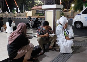 Satlantas Polres Situbondo Siaran Keliling Prokes 5M dan Pemberlakukan PPKM Darurat