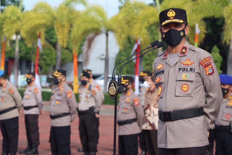 Wakapolda Aceh Pimpin Upacara Laporan Kenaikan Pangkat Personel Polda Aceh