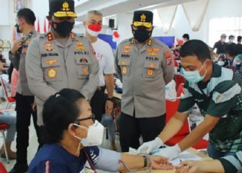 Gerai Vaksin Merdeka Samrat Polda Sulut Mencapai Target 5.000 Orang