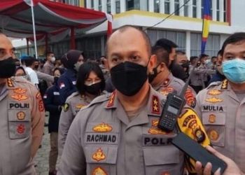 Kapolda Jambi meninjau vaksinasi massal TNI-Polri di Provinsi Jambi