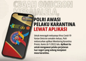 Cara Kerja Aplikasi Karantina Presisi Polri