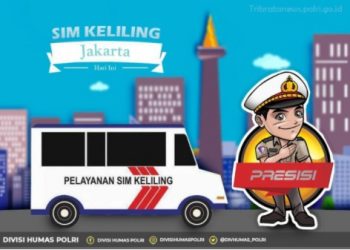 Jadwal dan Lokasi Layanan SIM Keliling di Jakarta, Senin, 10 Januari 2022