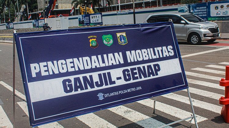 Polda Metro Jaya kembali memberlakukan ganjil genap di DKI Jakarta